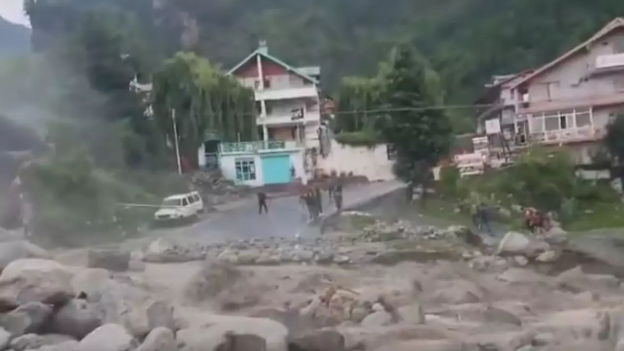 Manali-Leh Highway Is Now Closed Due To Flash Floods. Credit: X