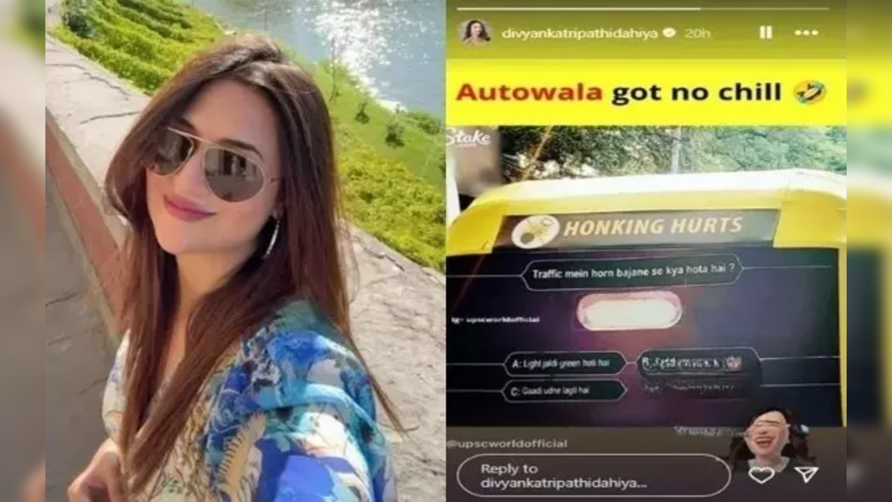 Divyanka Tripathi Left Amused As She Spots KBC Questionnaire On Auto-Rickshaw