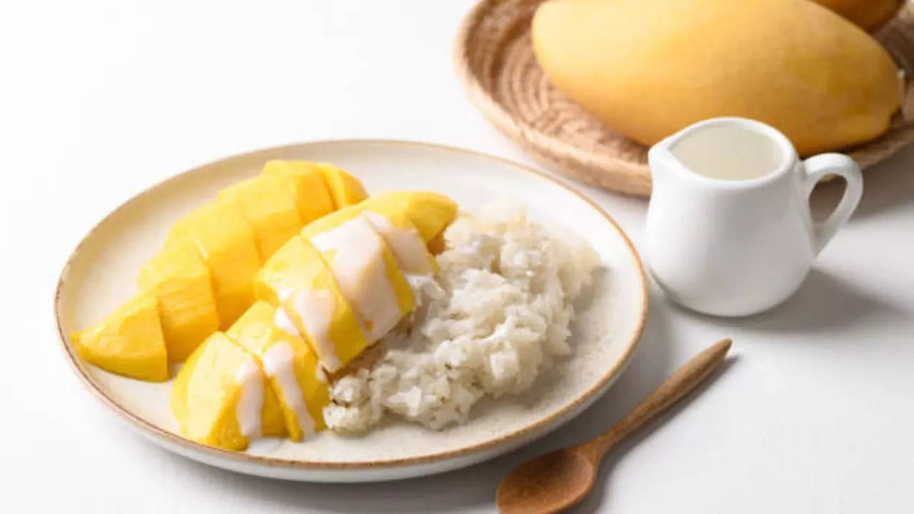 Why is mango sticky rice pudding good for your heart