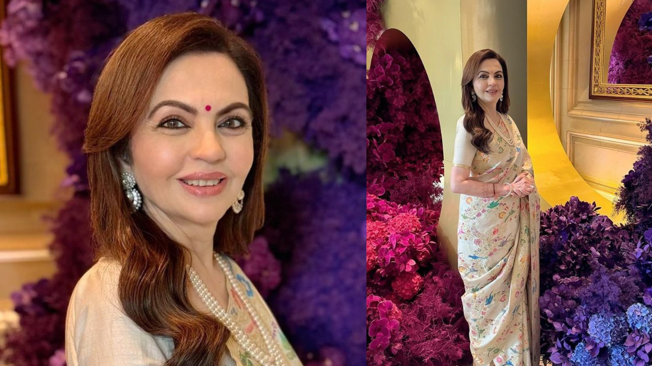 Nita Ambani's latest saree look from Paris