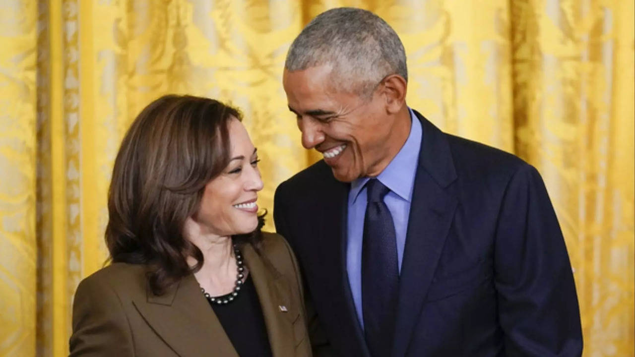 Barack Obama And Kamala Harris