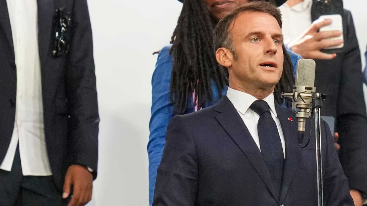 Emmanuel Macron at Paris Olympics