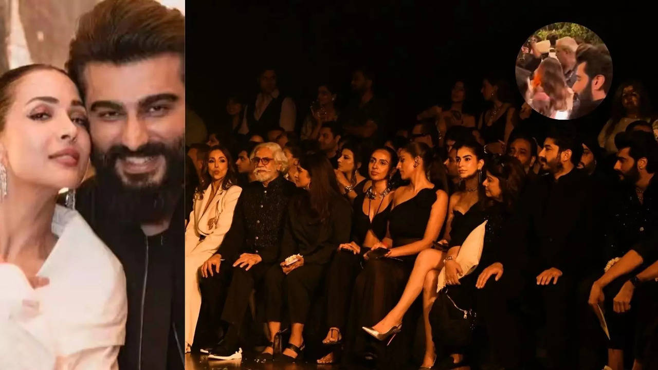 Amid Breakup Rumours, Arjun Protects Malaika From Crowd Before Event. Duo Avoids Sitting Together At Venue