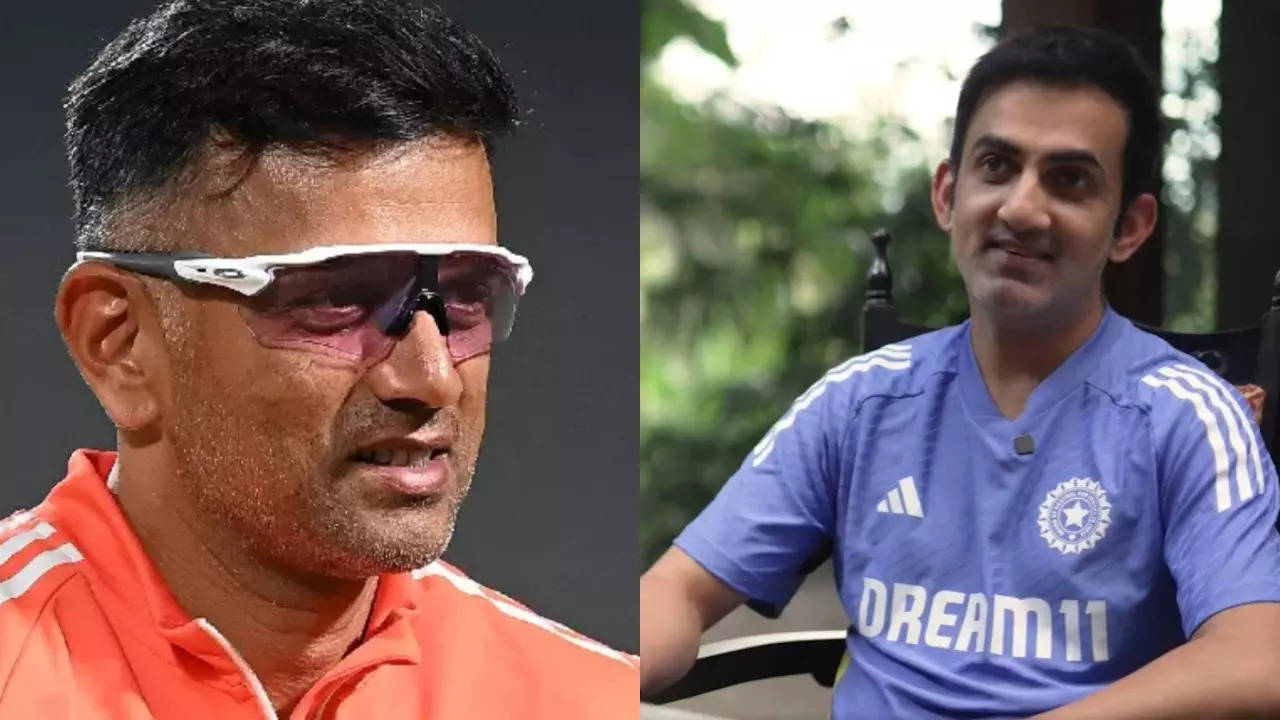 Rahul Dravid's special message to Gautam Gambhir