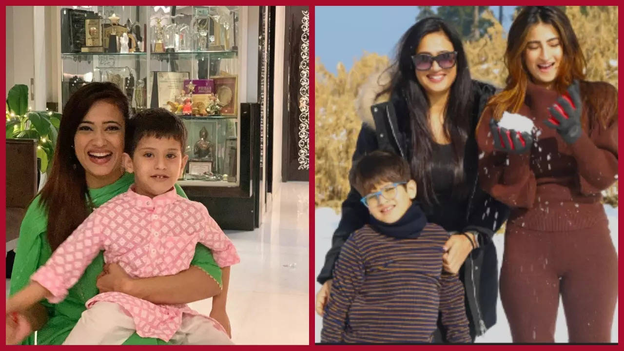 Shweta Tiwari is a doting mother to Reyansh and Palak Tiwari