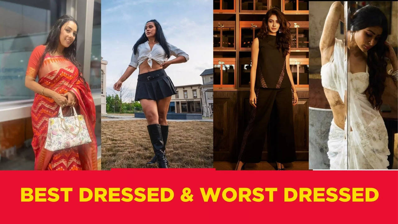 Best Dressed & Worst Dressed TV Celebs Of The Week: Rupali Ganguly, Krishna Shroff, Shivangi Khedkar, Mouni Roy