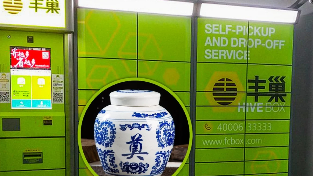 A woman told her friend to put his father’s ashes in a cheap parcel locker to save money (Photo: SCMP)