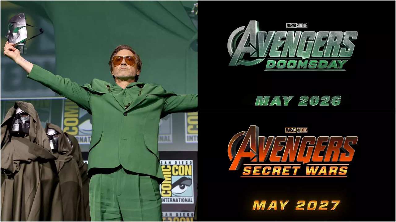 Marvel at SDCC: MCU's next two Avengers movies will feature Robert Downey Jr as Doctor Doom. (Image Credits: Marvel)