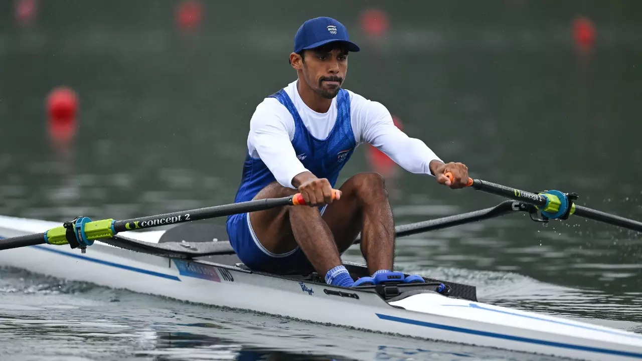 Balraj Panwar represents India in rowing at the Paris 2024 Olympics