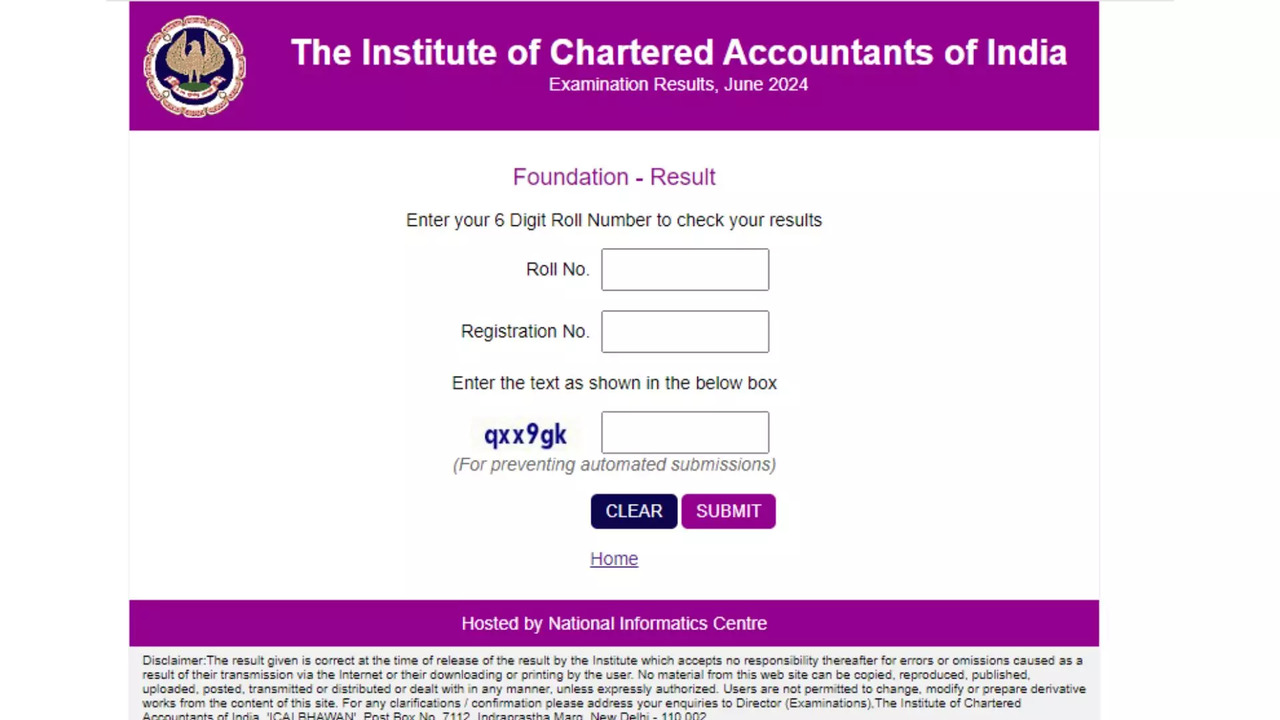 CA Foundation Result 2024 June Highlights ICAI CA Foundation Result 2024 Released on icainicin Direct Link