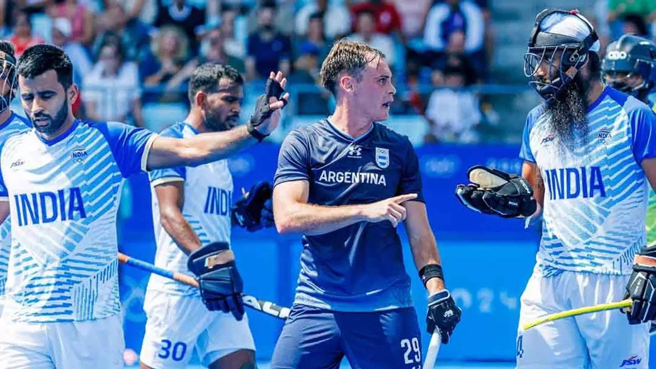 India vs Argentina Hockey Highlights GOAL From Harmanpreet Helps IND Salvage Draw Against ARG In Paris Olympics 2024