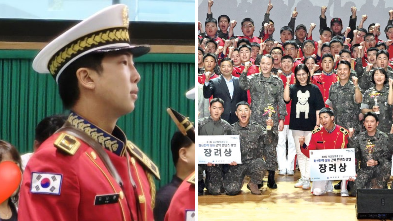 BTS RM's Army Band Bags Special Award At First-Ever Military Music Contest