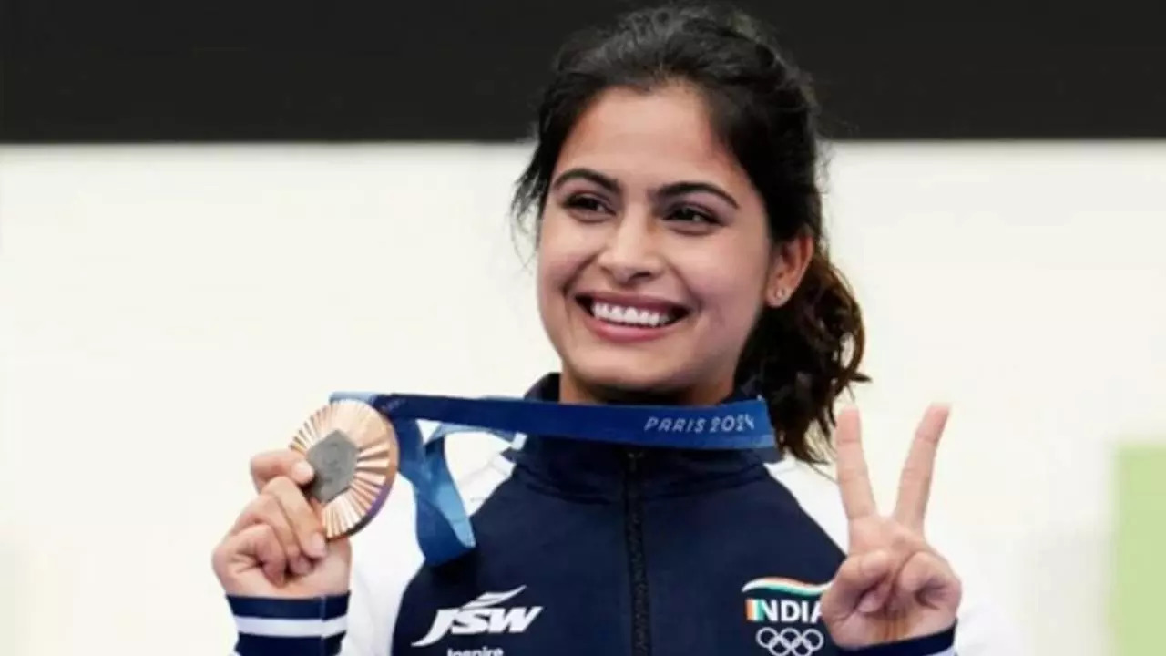 Manu Bhaker at Paris Olympics