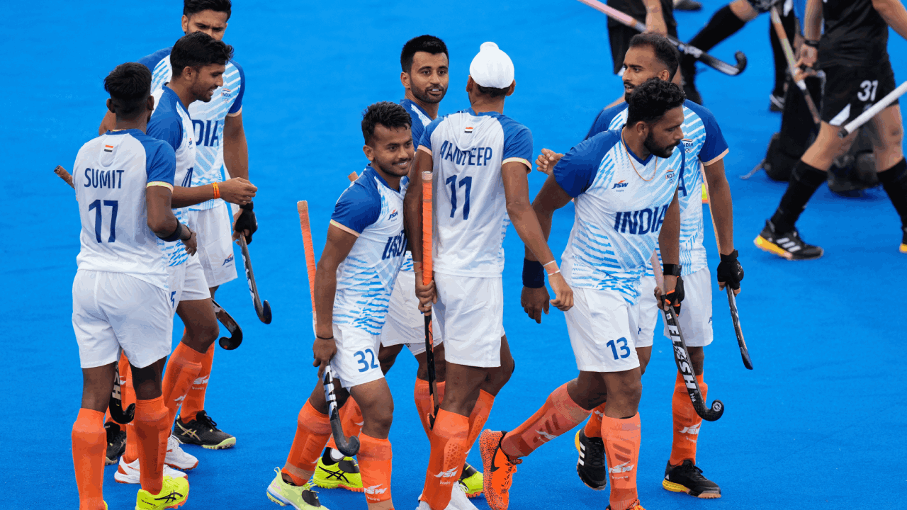 Indian Hockey Team Paris 2024 AP