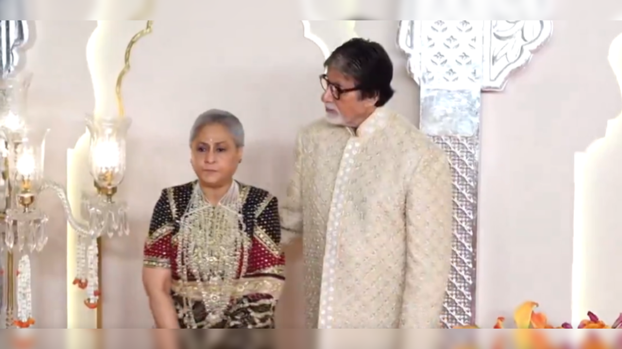 Jaya Bachchan with Amitabh Bachchan