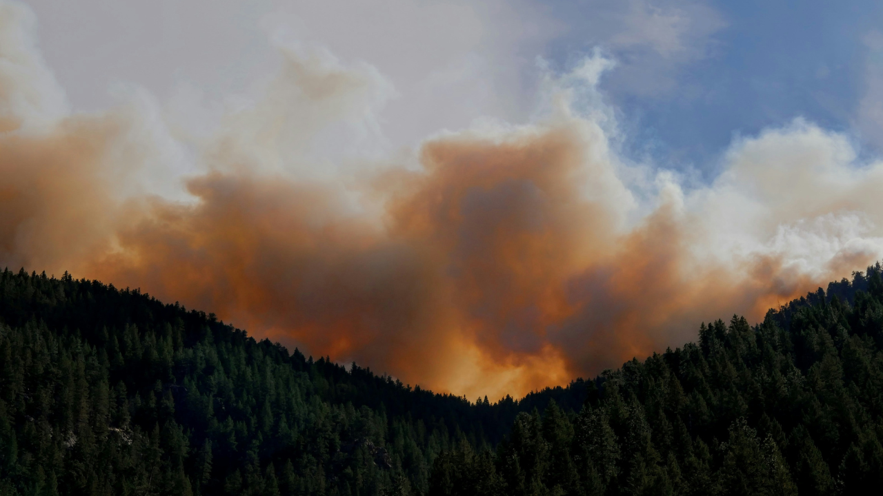 Colorado Alexander Mountain Fire Near Loveland