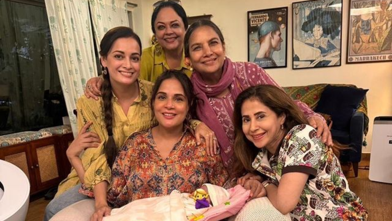 Richa Chadha's Baby Girl Meets 'Masis' Shabana Azmi, Urmila Matondkar, Dia Mirza, Tanvi Azmi