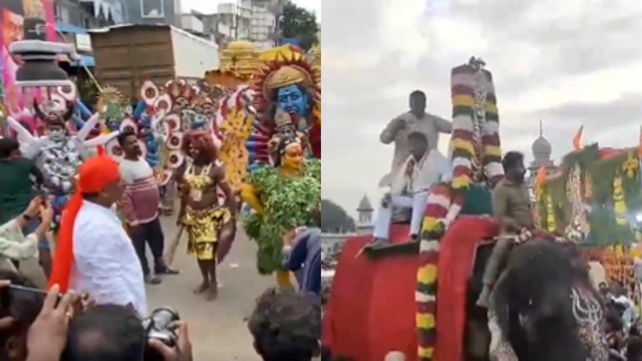 hyderabad brims with festive spirit as residents celebrate bonalu festival-see in pics