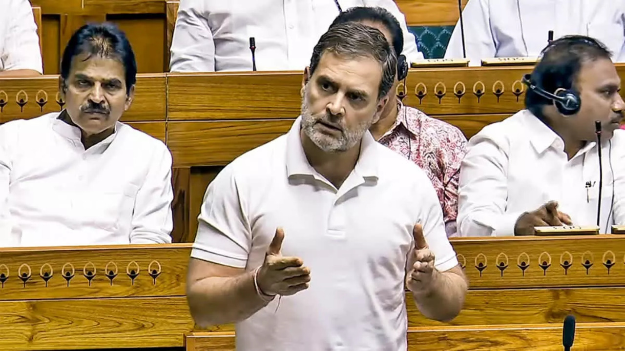 Rahul Gandhi in Lok Sabha