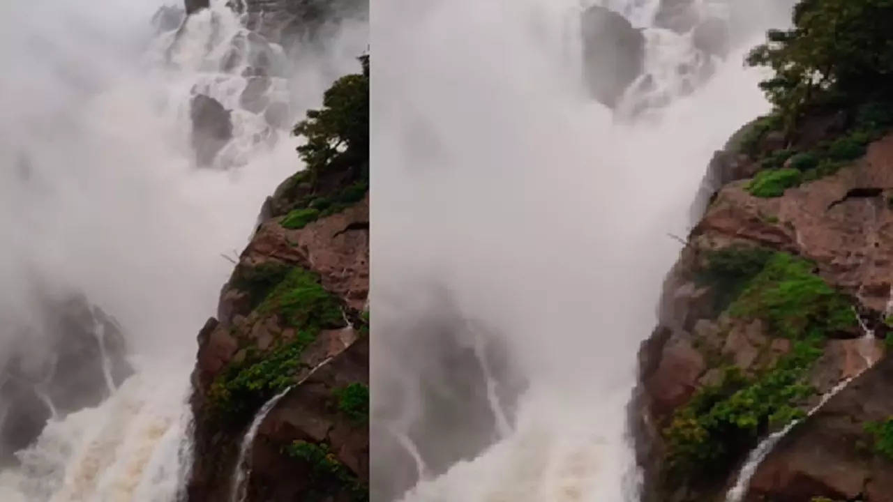 Dudhsagar Waferfall (Photo: @ nammakarnatakatrends/Instagram)