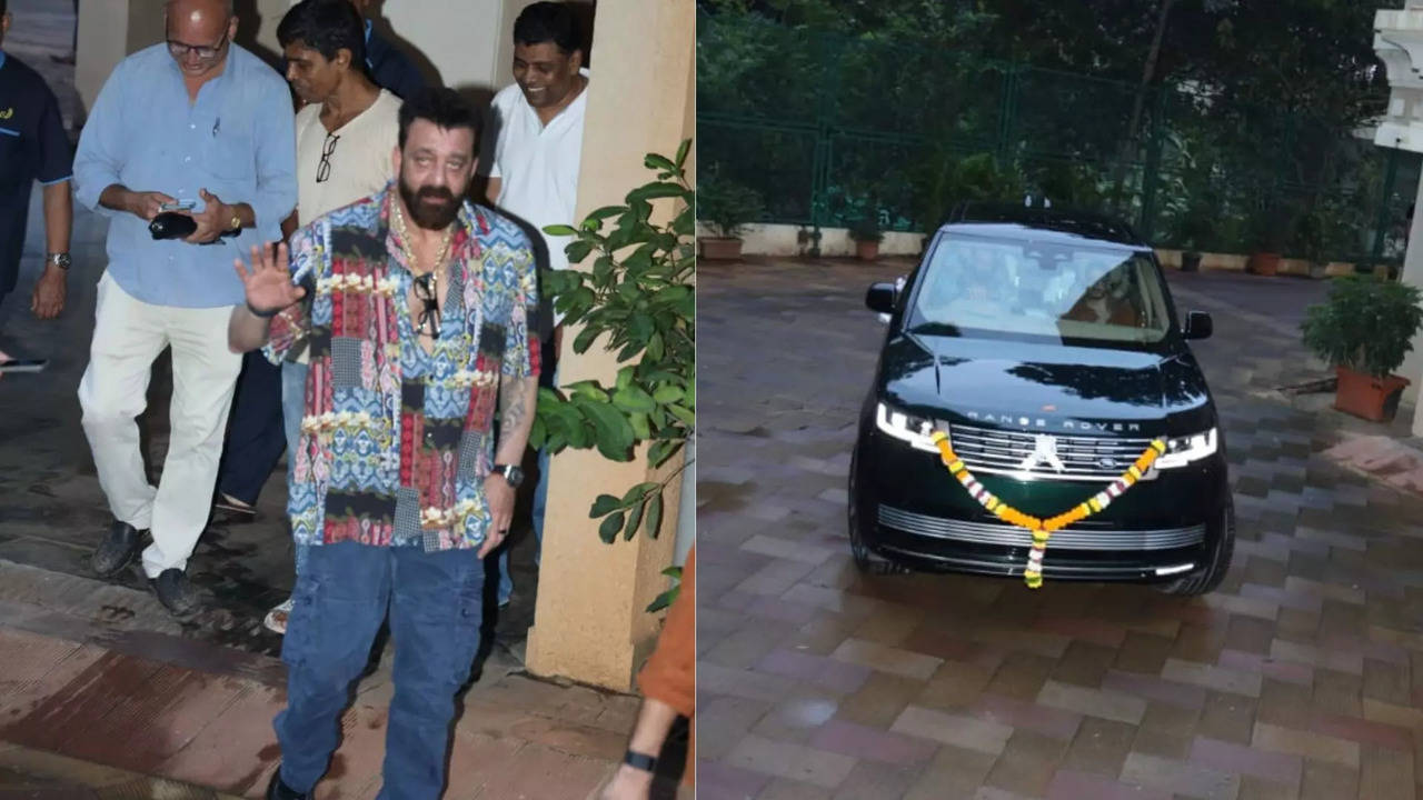 Sanjay Dutt Range Rover Times Drive