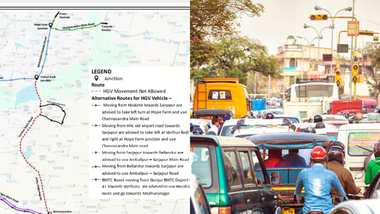 Bengaluru traffic advisory