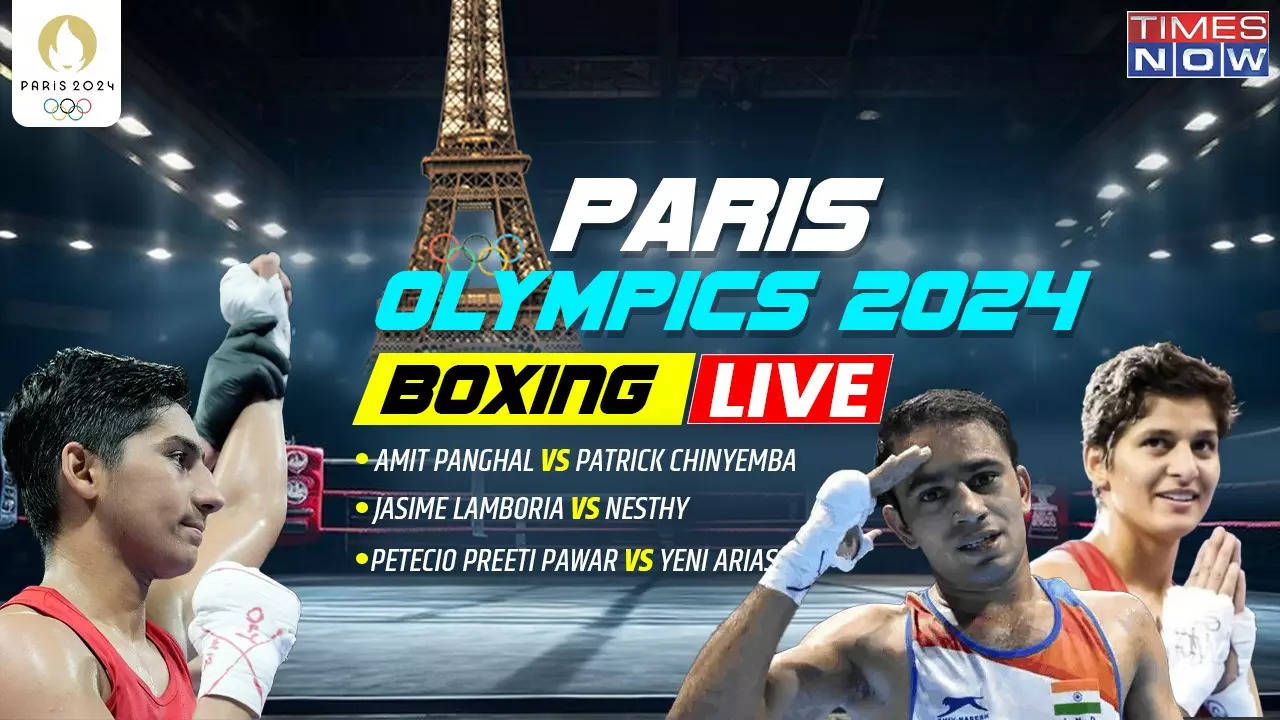 Paris Olympics 2024 Boxing Highlights Amit Pangal Preeti Pawar Lose On Split Decision Jaisime Lamboria thrashed 5-0 