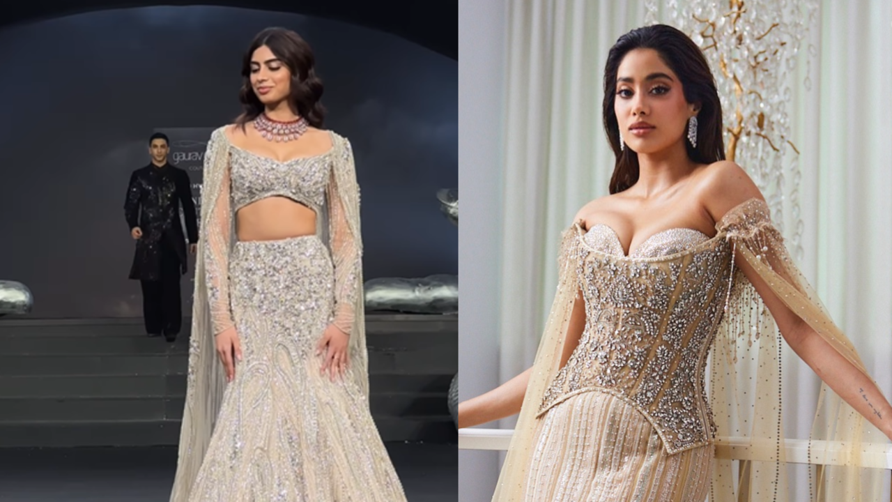 Khushi Kapoor Reveals Sister Janhvi Kapoor's Advice Before Her First Ramp Walk At Indian Couture Week