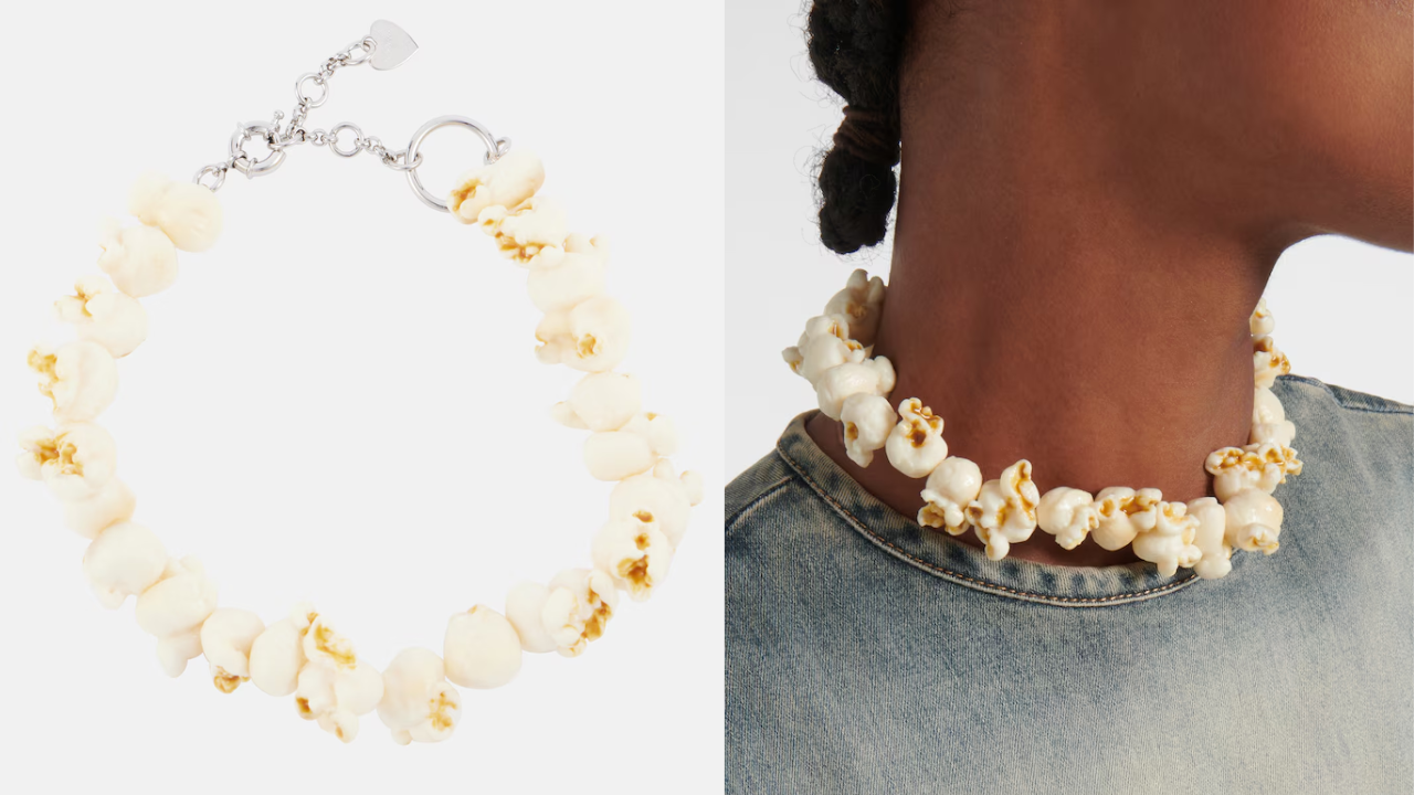 Popcorn necklace by Acne Studios