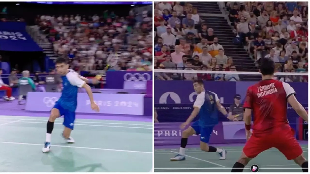 Lakshya Sen: Watch Sensational Behind-the-back Shot To Win Rally In Paris Olympics