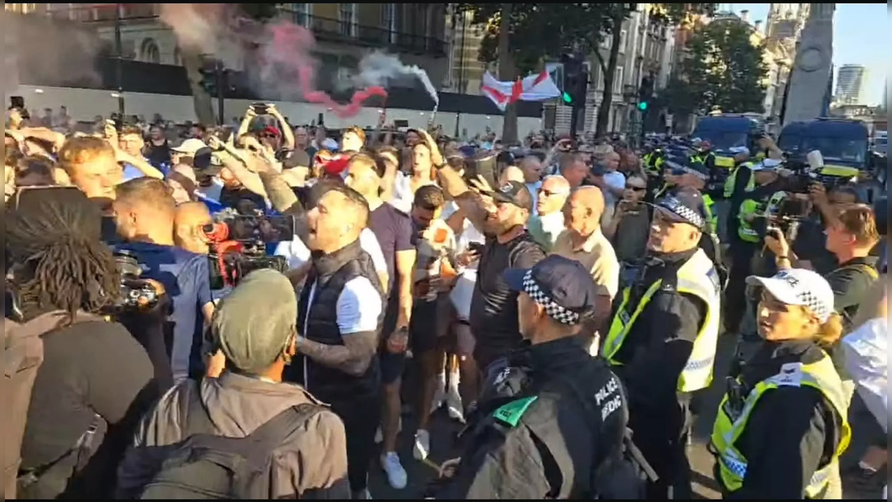 Downing Street Protest.