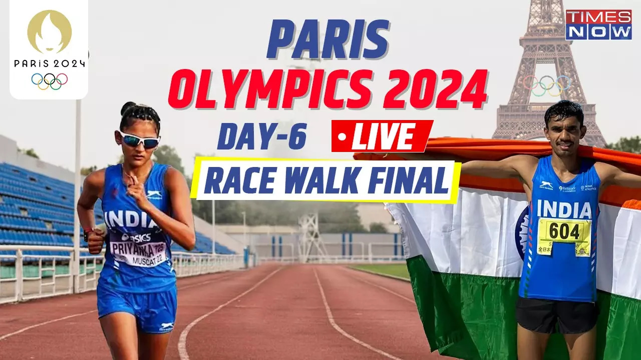 Race Walk Final Highlights Olympics 2024 Priyanka Goswami Finishes 41st Vikash Singh Finishes 30th