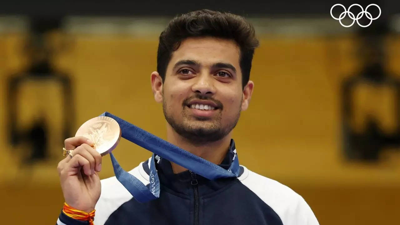 Swapnil Kusale Creates History After Bronze Medal For India In Mens 50m Rifle 3P Final