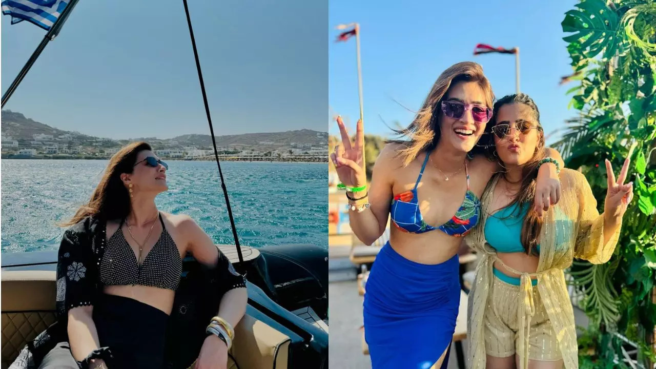 Kriti Sanon recently celebrated her birthday in Greece