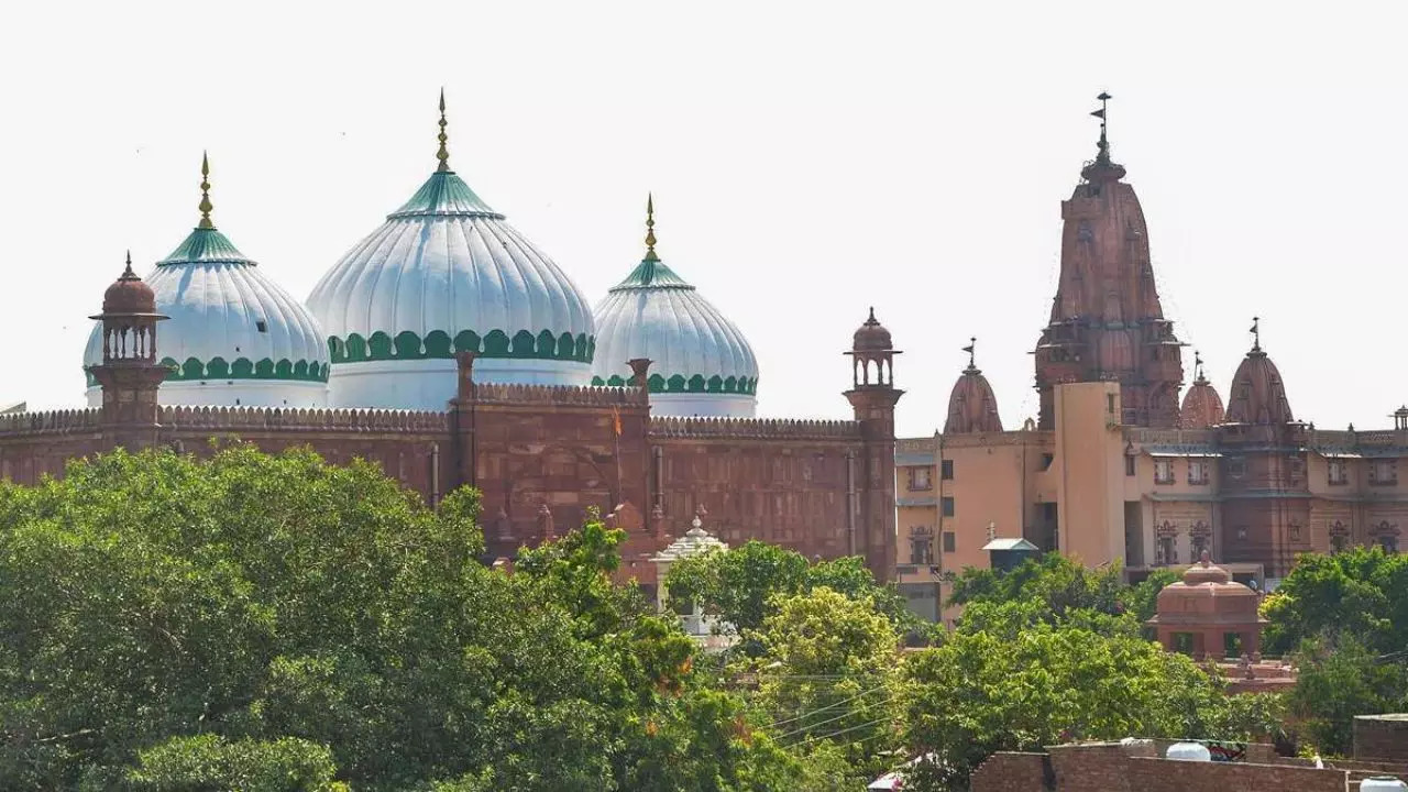 Shri Krishna Janmabhoomi temple and Shahi Idgah mosque in Mathura