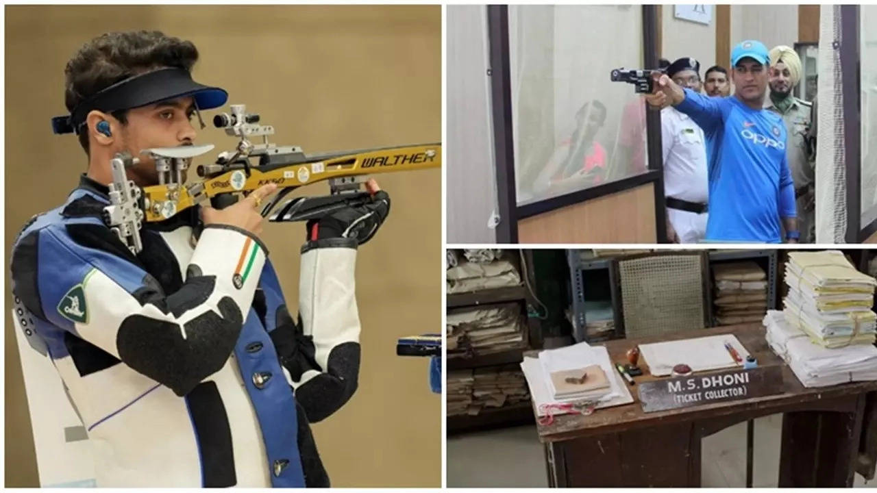 indian shooter swapnil kusale has shades of ms dhoni