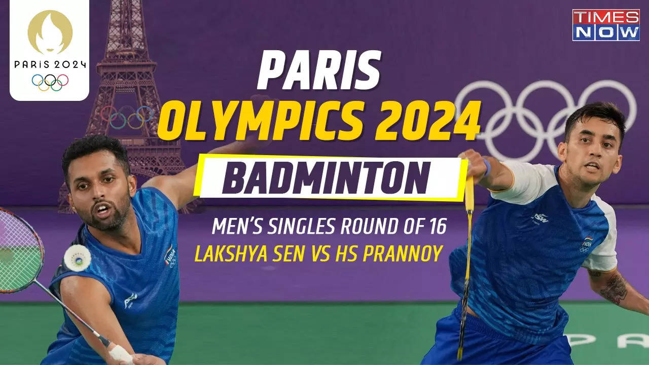 Lakshya Sen vs HS Prannoy Highlights Lakshya Sen Outclasses HS Prannoy 21-11 21-6 In All-India Blockbuster To Reach Paris 2024 QF 