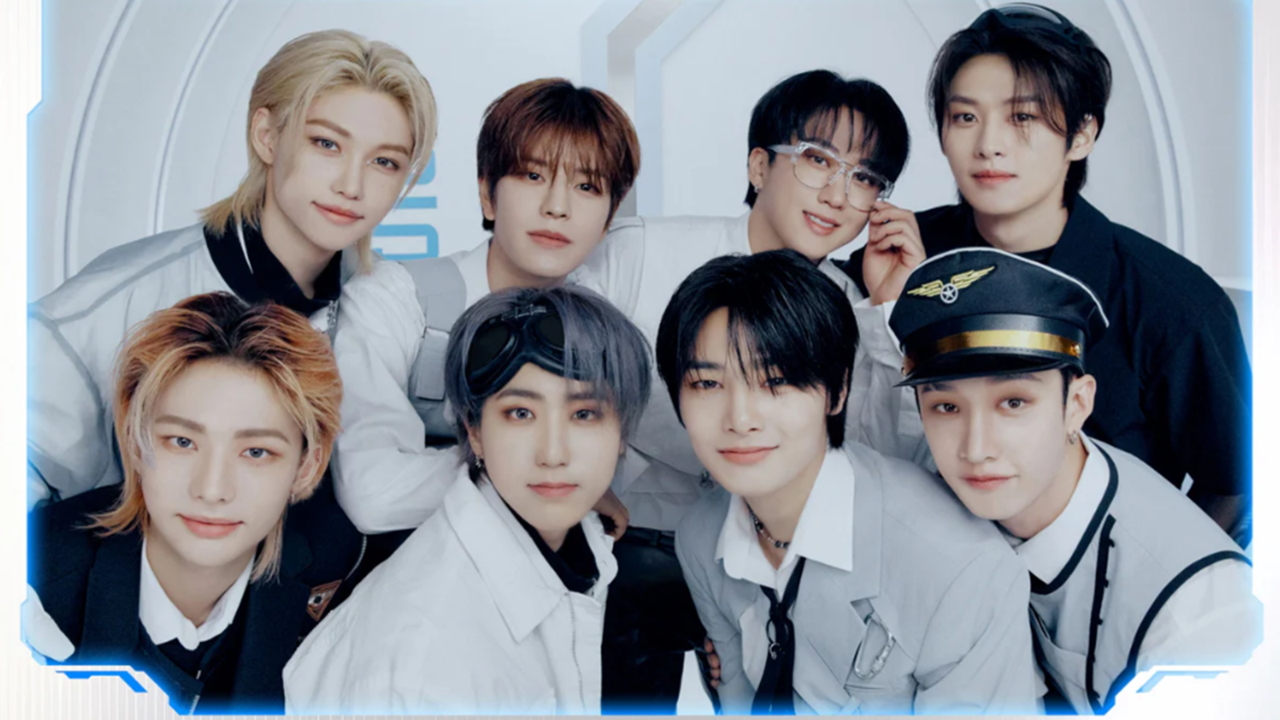 The members of K-pop band Stray Kids.