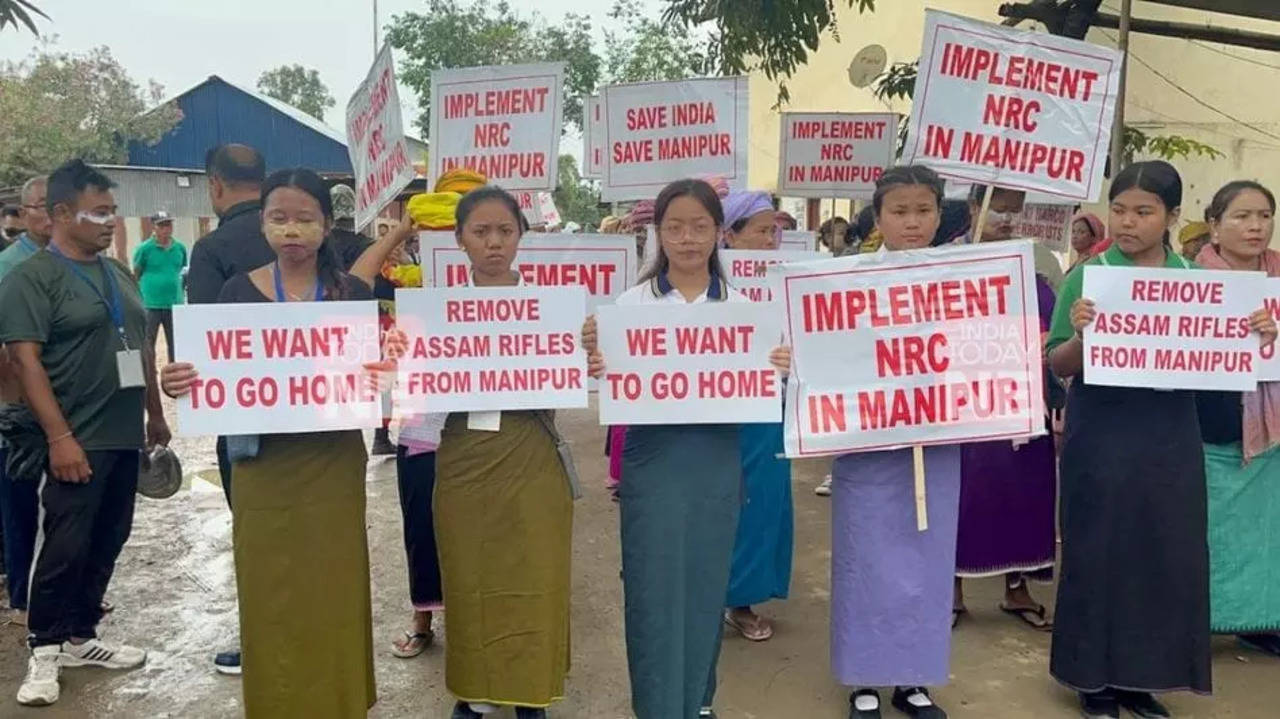 manipur protest.