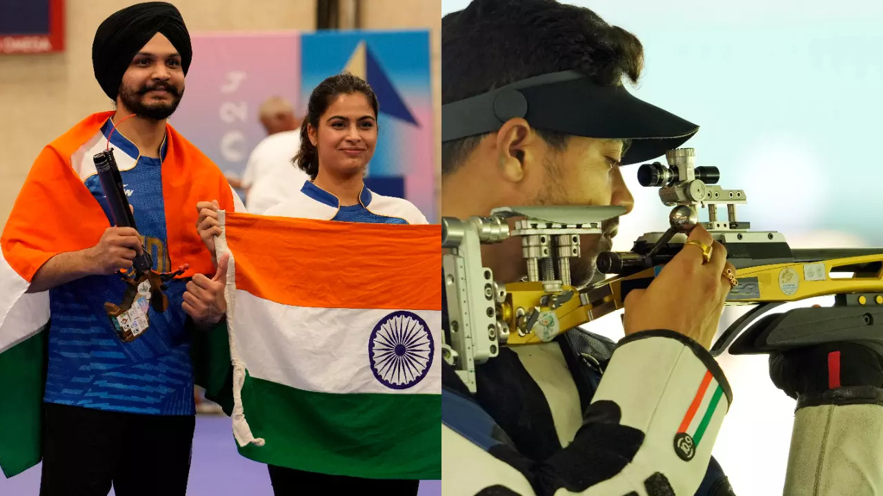 india shooting paris 2024