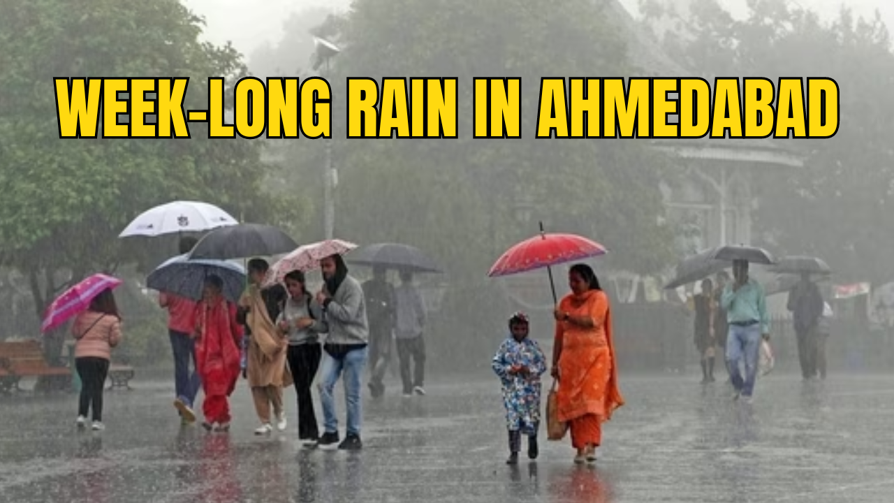 weather forecast ahmedabad: city to drench in week-long rainfall ahead; will showers improve city's 8 pc deficit?