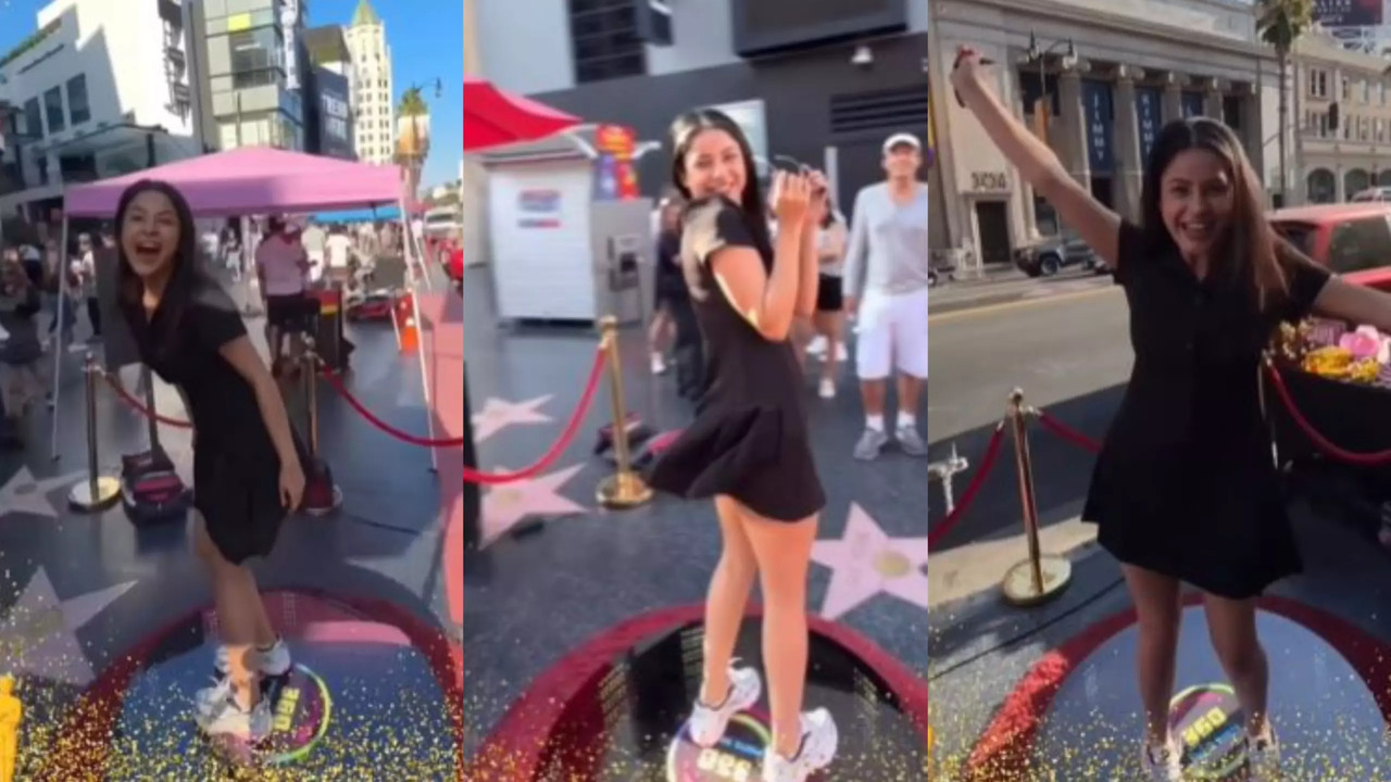 Shehnaaz Gill Lives Her 'Hollywood' Walk Of Fame Moment - Watch