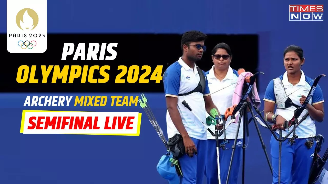 Archery Mixed Team Semifinal Highlights India Lose 2-6 Against USA Crash Out Of Paris Olympics