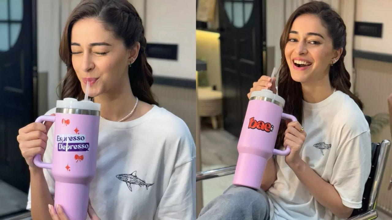 Ananya Panday's Chic Sipper Is Bae-utiful!