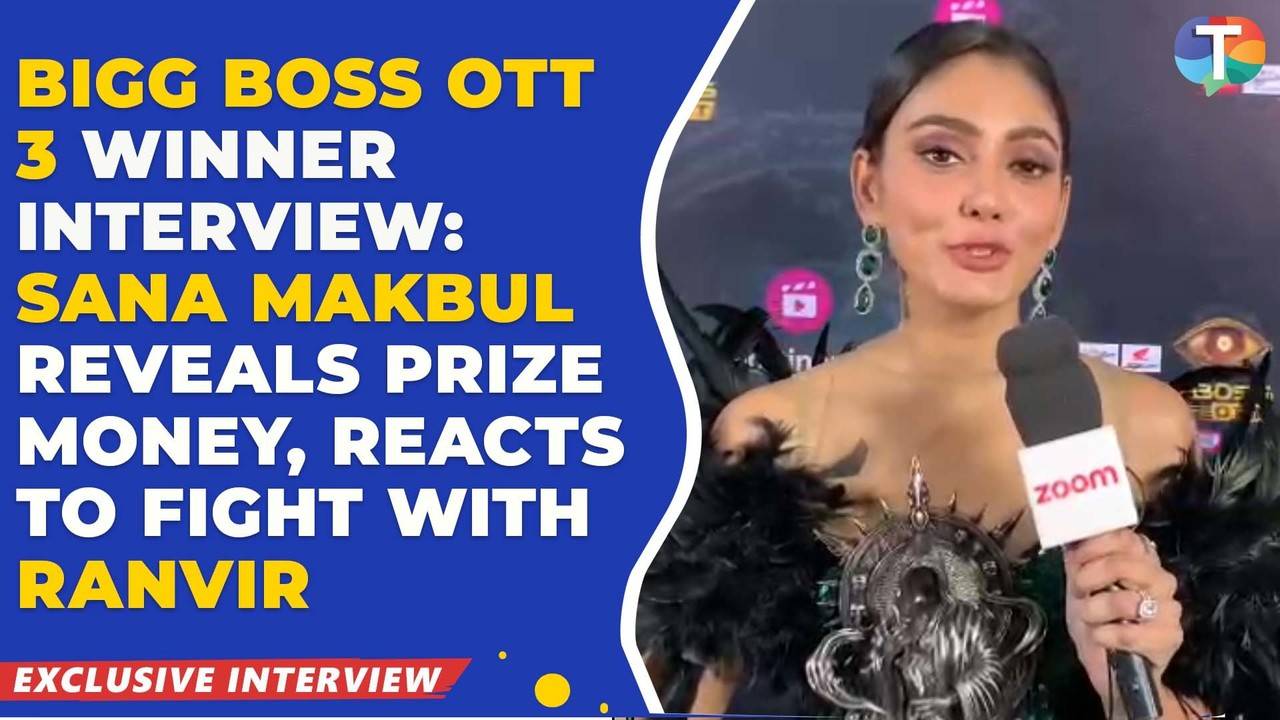 bigg boss ott 3 winner sana makbul's first interview | on prize money, ranvir shorey, armaan malik