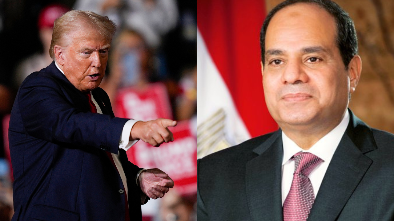 Trump  Abdel Fatah al-Sisi- AP