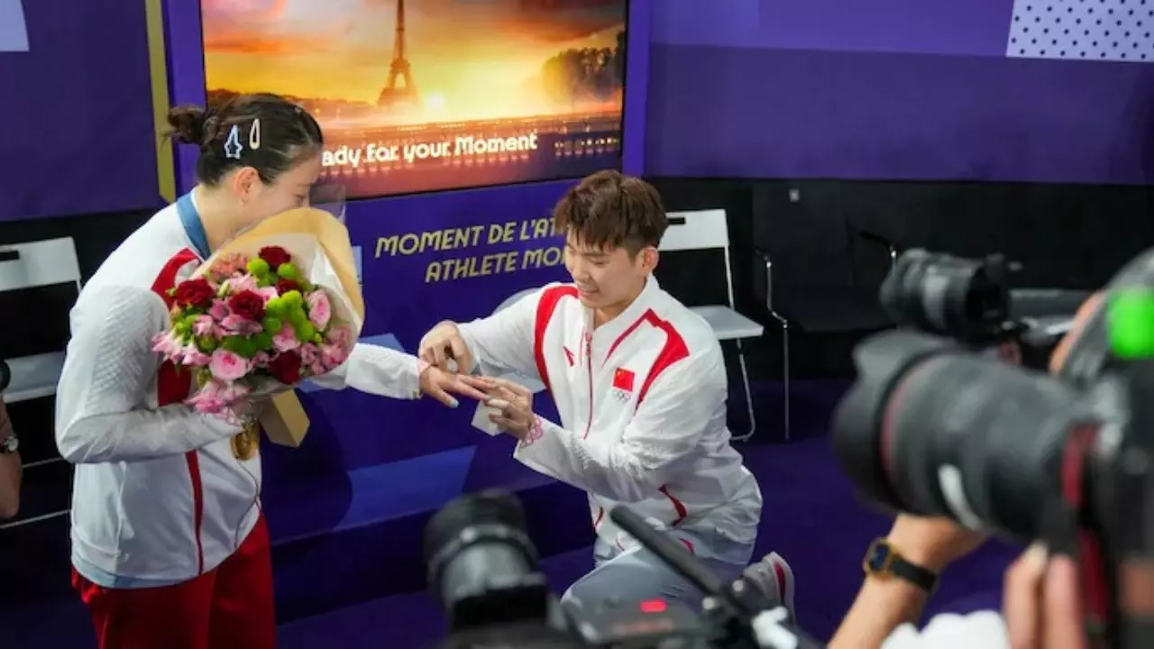 Chinese Shuttler Huang Yaqiong Gets Marriage Proposal From Teammate After Winning Gold At Paris Olympics