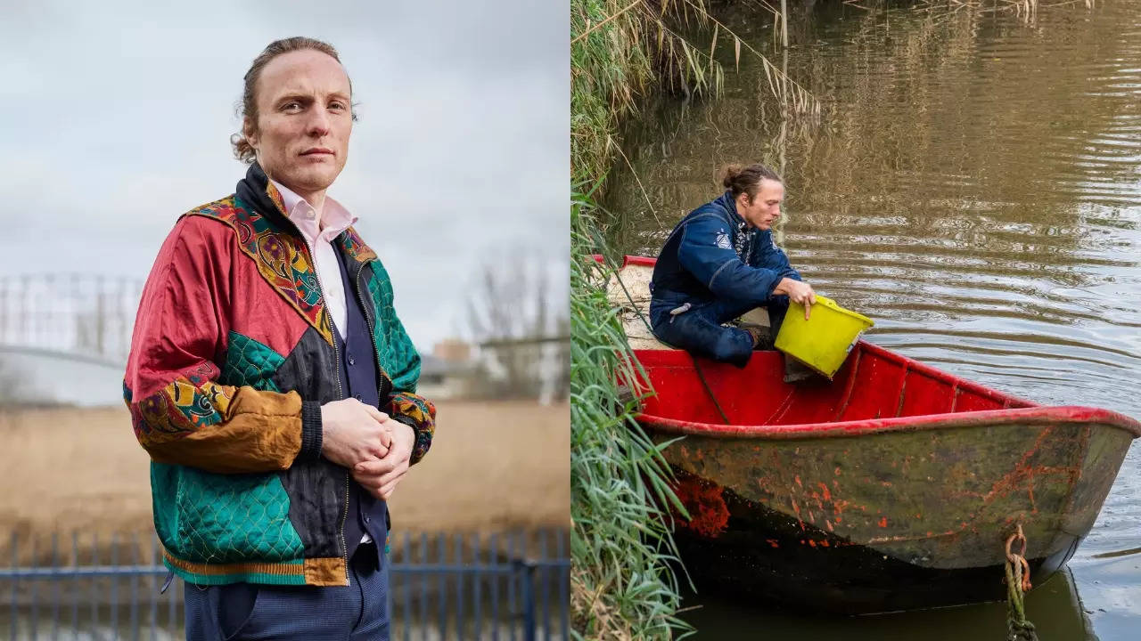 Paul Powlesland is working to clean up River Roding and get it legally recognised. | The Guardian