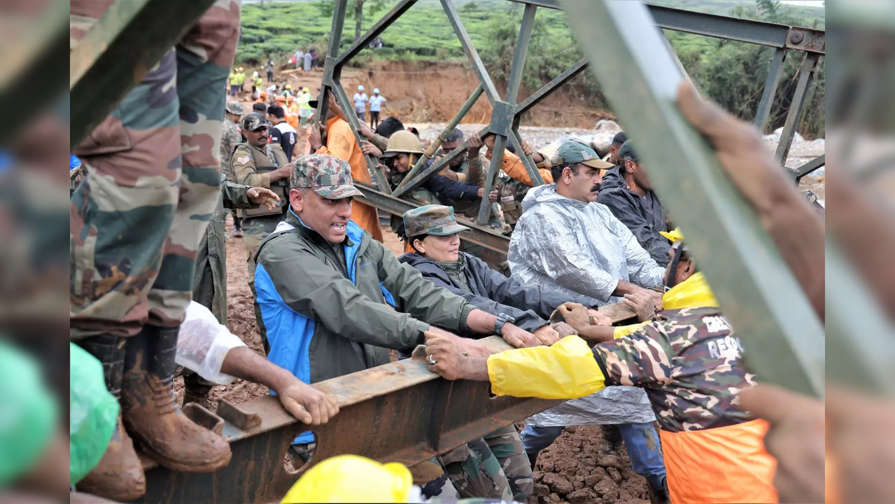 Major Aneesh Mohan and His Team Build Dynamic Bailey Bridge in Wayanad