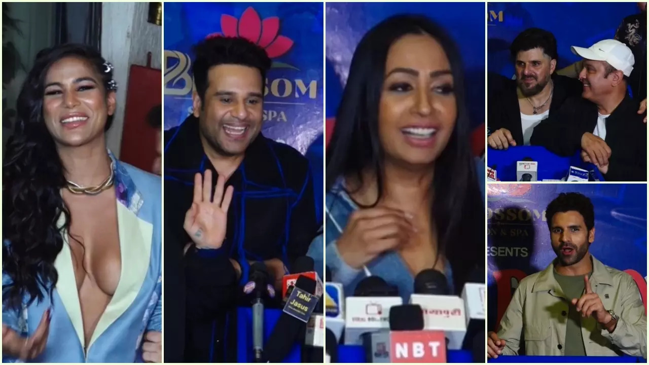 Poonam Pandey, Krushna Abhishek And Others Attend Ali Sagar-Bakhtyar Irani’s Chuddy Buddy Podcast Launch